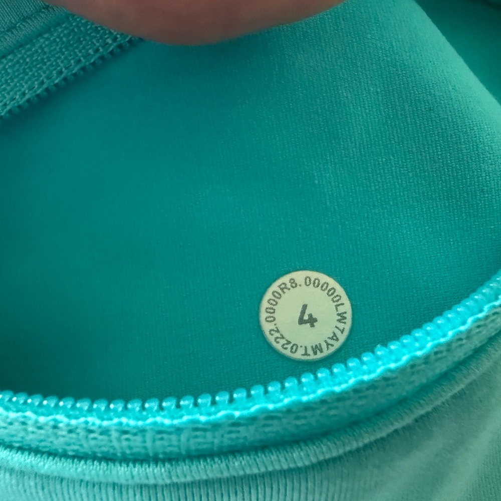 lululemon athletica turquoise athletic skort shorts - Picture 3 of 4